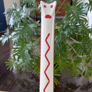 IKEA Extra Long Shoe Horn Red Rubber Detail - 24”